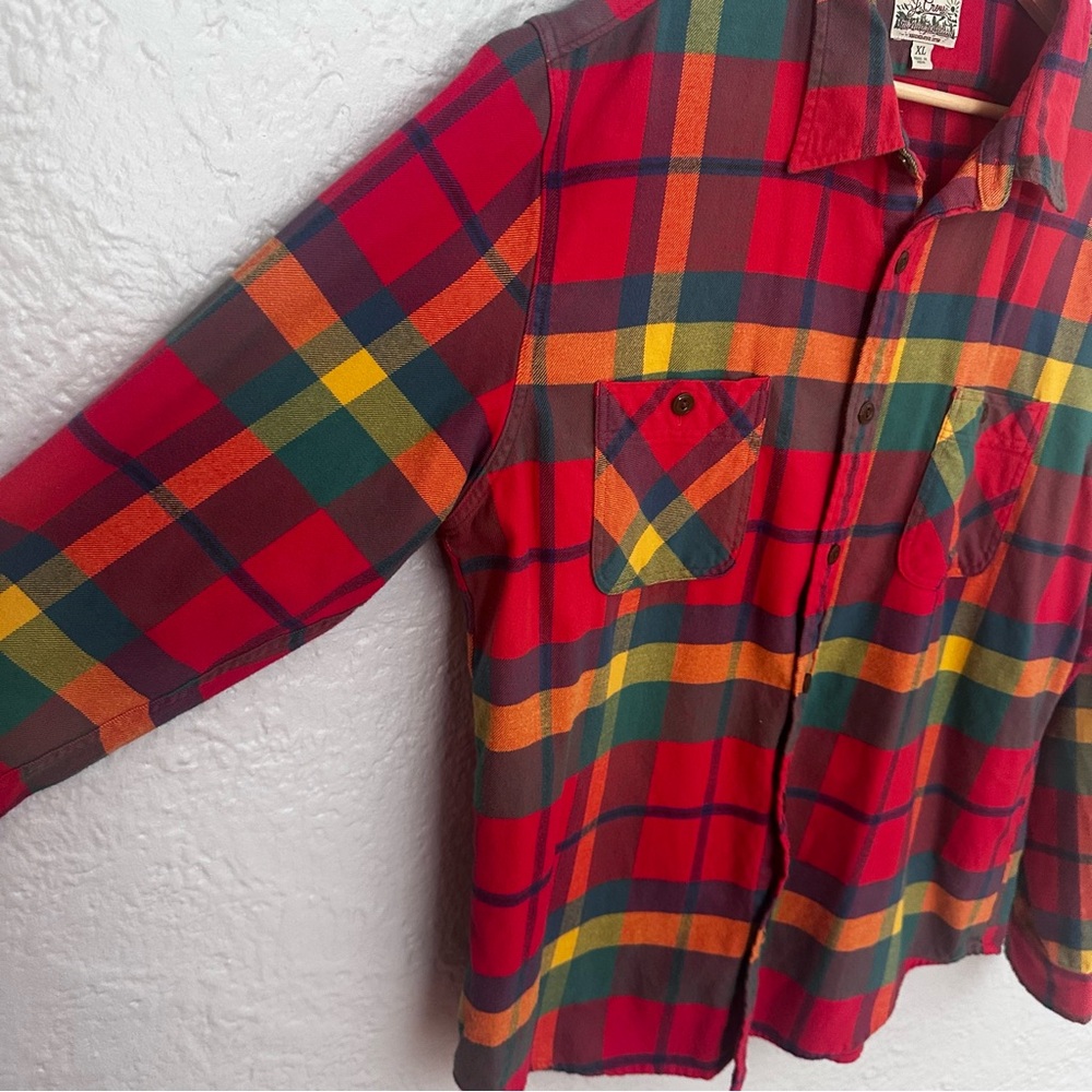 Midweight flannel workshirt in regenerative cotton - Picture 2 of 9